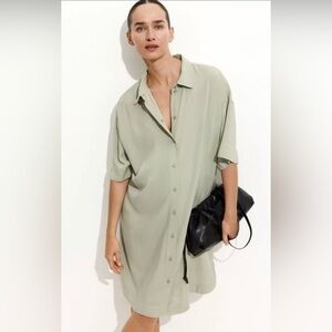 Fashion Nova  casual Sage Green Button-Up Top size XXL NWT